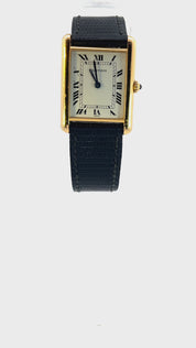 Cartier Tank Louis with Lizard Strap