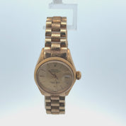 Rolex Oyster Perpetual Datejust Ladies Watch Gold Dial 26MM 1967