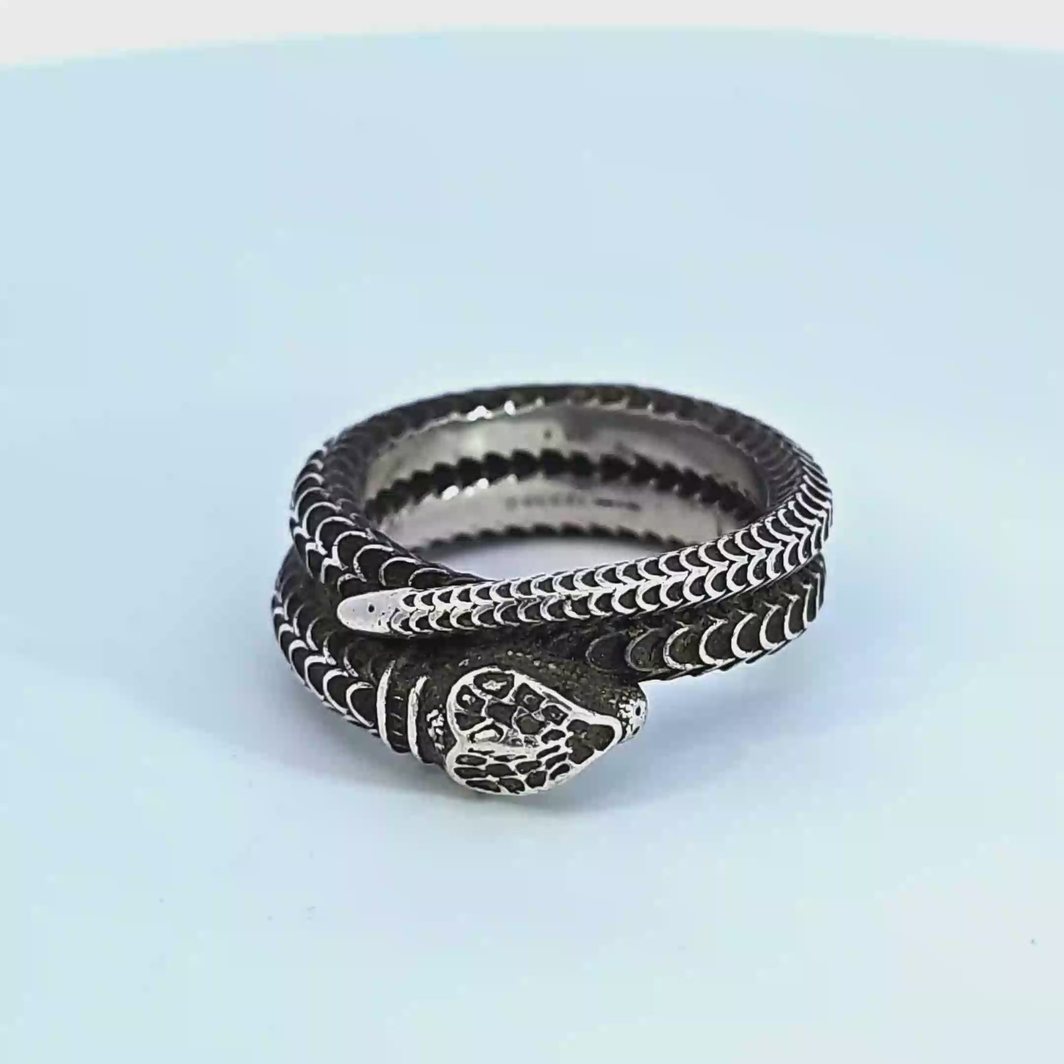 Gucci Snake Ring Sterling Silver 925