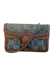 Gucci Dionysus Super Mini Shoulder Bag in GG Blue Denim