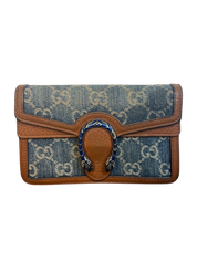 Gucci Dionysus Super Mini Shoulder Bag in GG Blue Denim