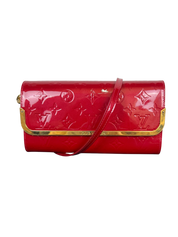 Louis Vuitton Vernis Rossmore MM Monogram Pomme D'Amour Shoulder Bag