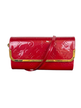 Louis Vuitton Vernis Rossmore MM Monogram Pomme D'Amour Shoulder Bag