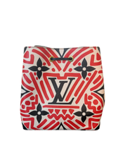 Louis Vuitton NeoNoe MM Limited Edition Crafty Monogram Giant Red and Black Bucket Bag