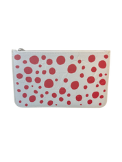 Louis Vuitton x Yayoi Kusama White and Red Polka Dot Pochette