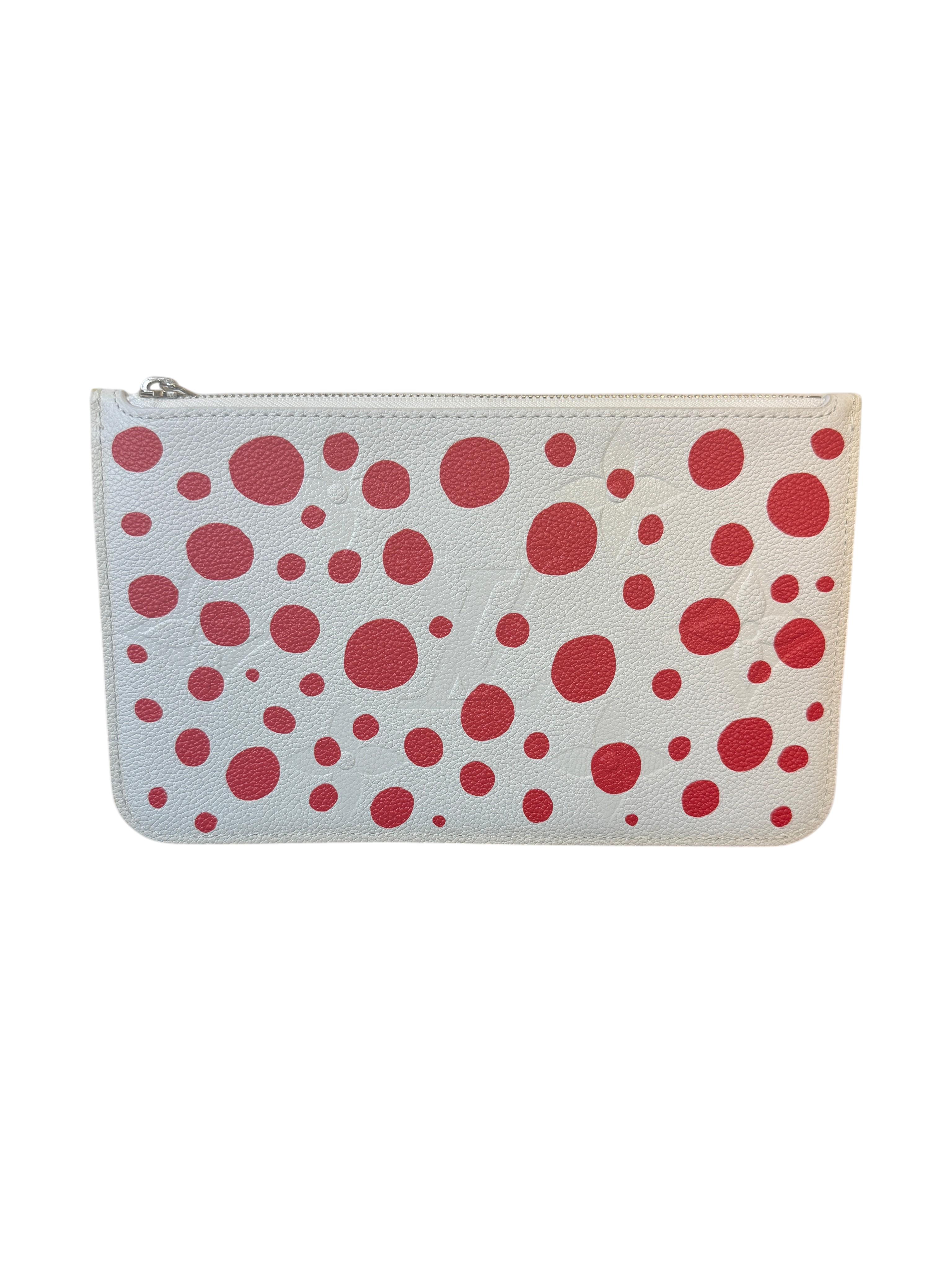 Louis Vuitton x Yayoi Kusama White and Red Polka Dot Pochette