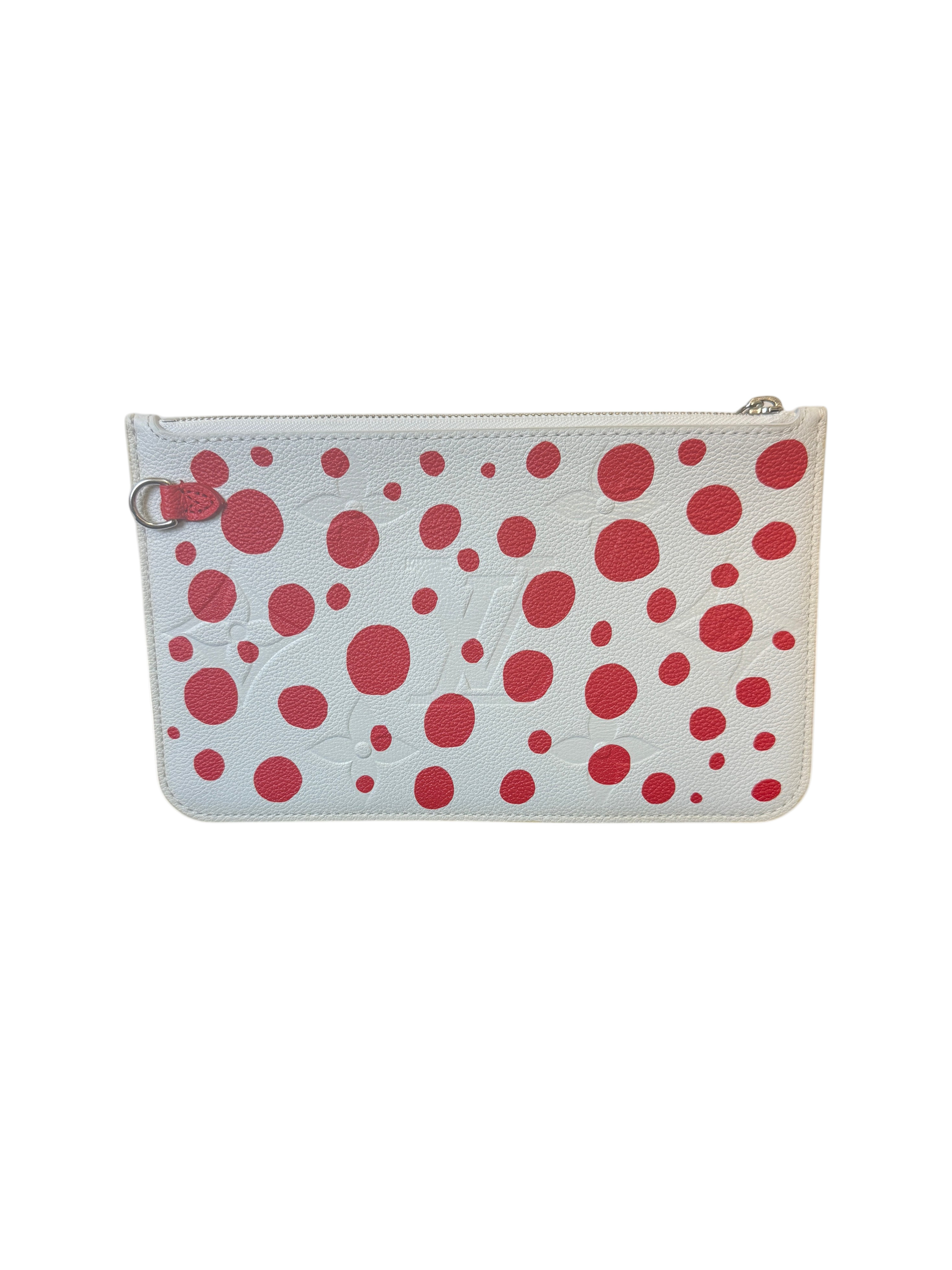 Louis Vuitton x Yayoi Kusama White and Red Polka Dot Pochette