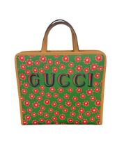 Gucci Children's Kitten Print Tote Bag