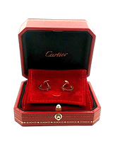 Cartier Love Small Model Hoop Earrings 18k Yellow Gold