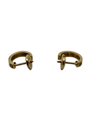 Cartier Love Small Model Hoop Earrings 18k Yellow Gold