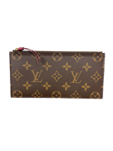 Louis Vuitton Monogram Felicie Pochette Zippered Insert Wallet