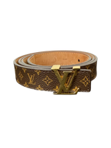 Louis Vuitton Monogram Initiales 25mm Belt