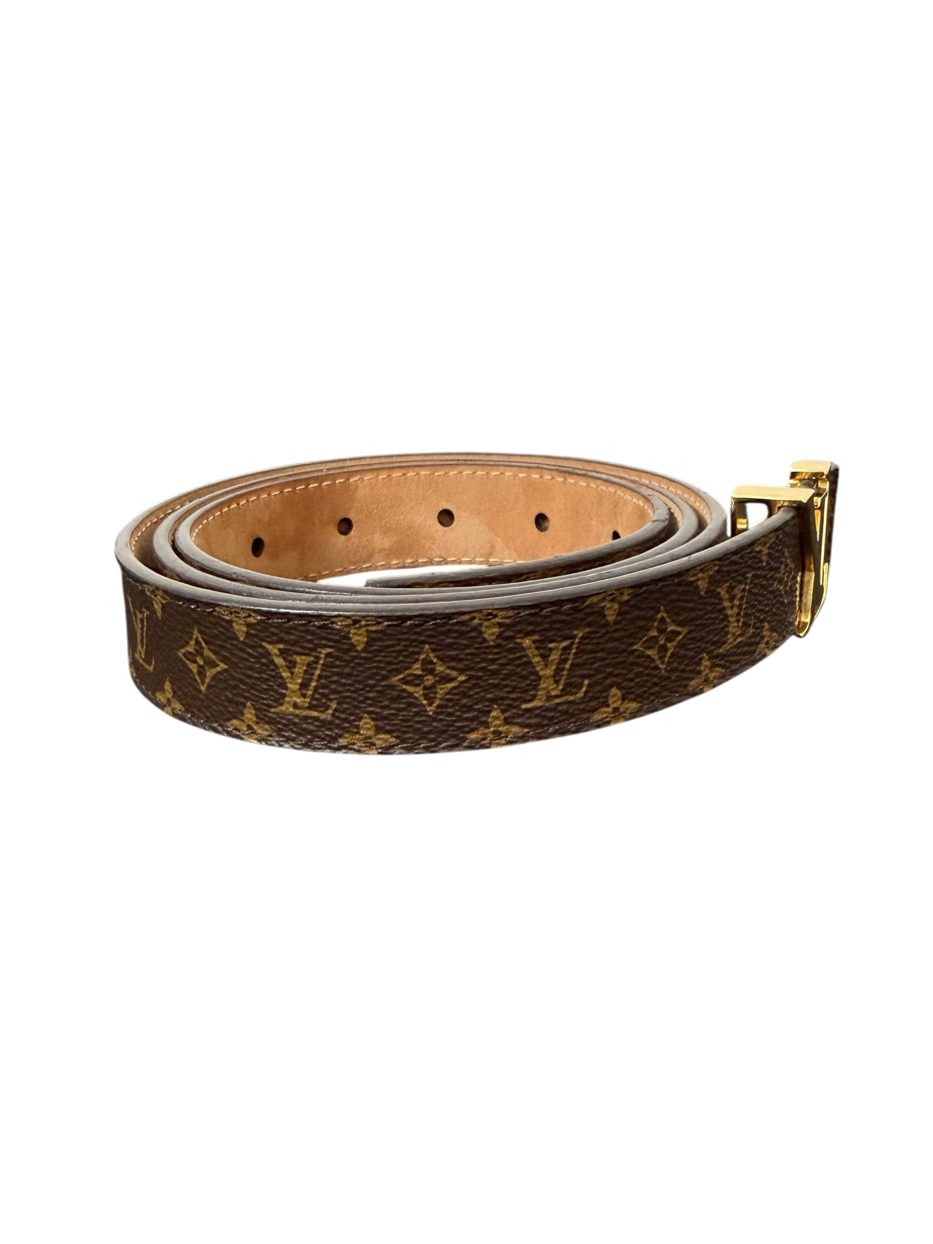 Louis Vuitton Monogram Initiales 25mm Belt