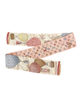 Louis Vuitton Up And Away Silk Monogram Bandeau Scarf Light Pink (2023 Edition, Made in Italy)