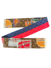 Louis Vuitton Flight Mode Bandeau Silk Scarf - Multicolor, Made in Italy