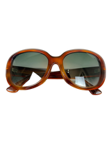 Gucci GG0140SA 002 Havana Brown Round Sunglasses