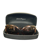 Salvatore Ferragamo SF668S 238 Women's Tortoise Brown Sunglasses