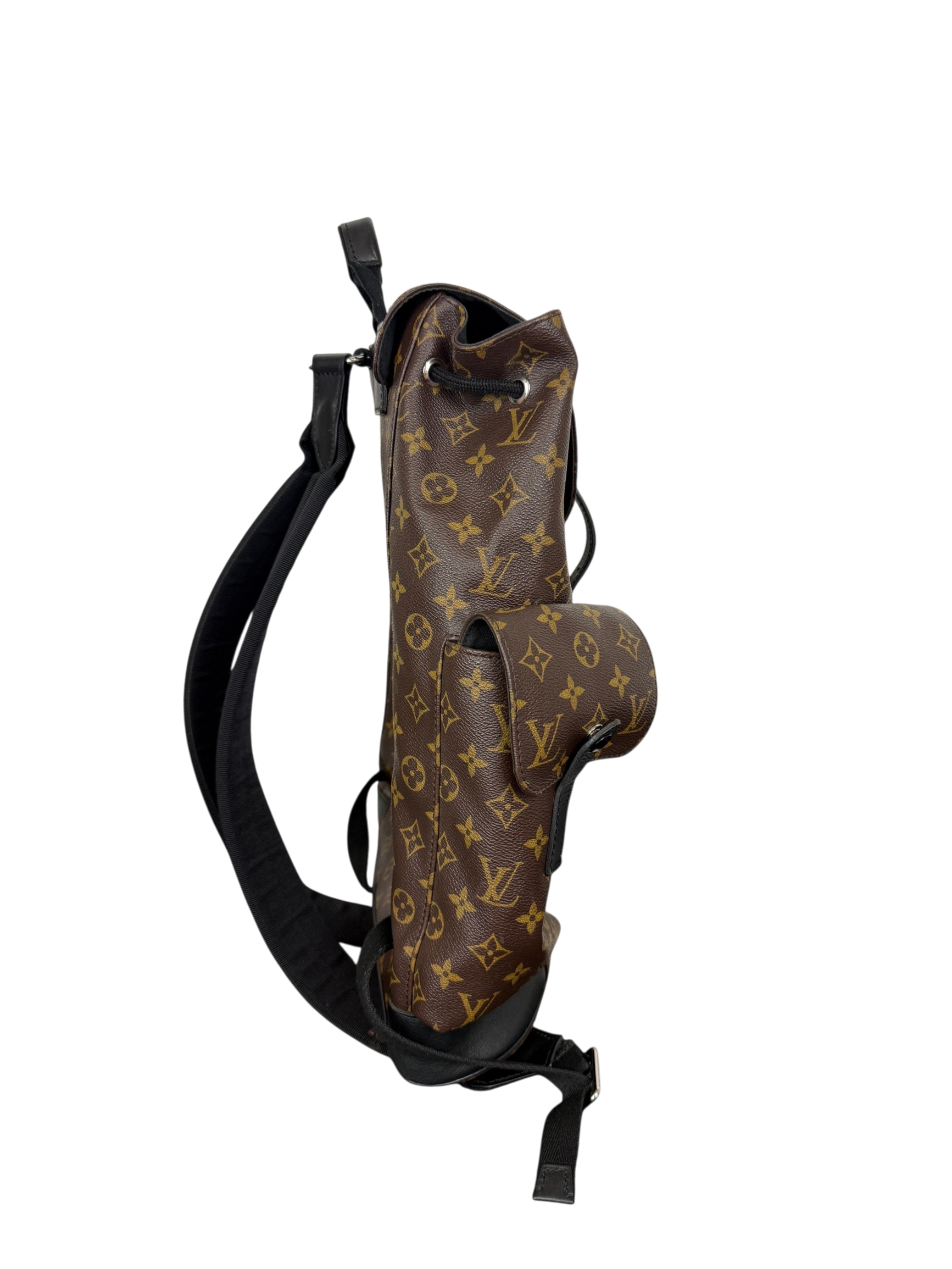 LOUIS VUITTON Christopher mm Brown Monogram Macassar Canvas