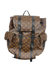 Louis Vuitton Monogram Macassar Canvas Christopher MM Backpack