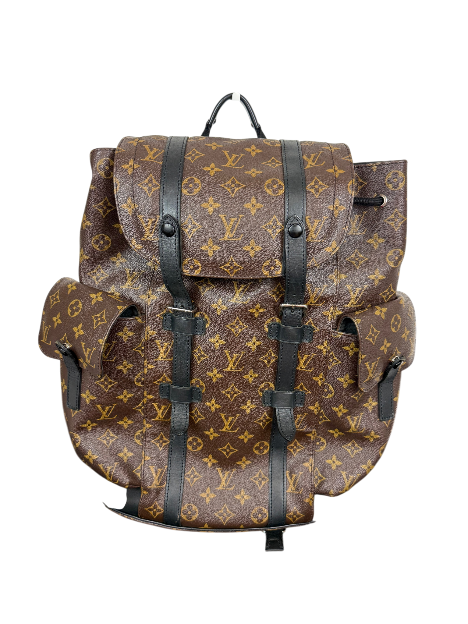 LOUIS VUITTON Christopher mm Brown Monogram Macassar Canvas