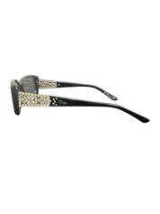 Dior Special Edition Black Crystal Embellished Reading Glasses