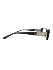 Dior Special Edition Black Crystal Embellished Reading Glasses