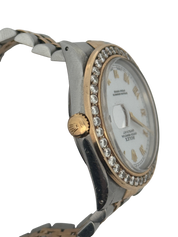 Rolex Oyster Perpetual Datejust 36mm Two-Tone Dial, Jubilee Bracelet, Model Stainless Steel & 18k Yellow Gold 1998 Champagne Dial 16013