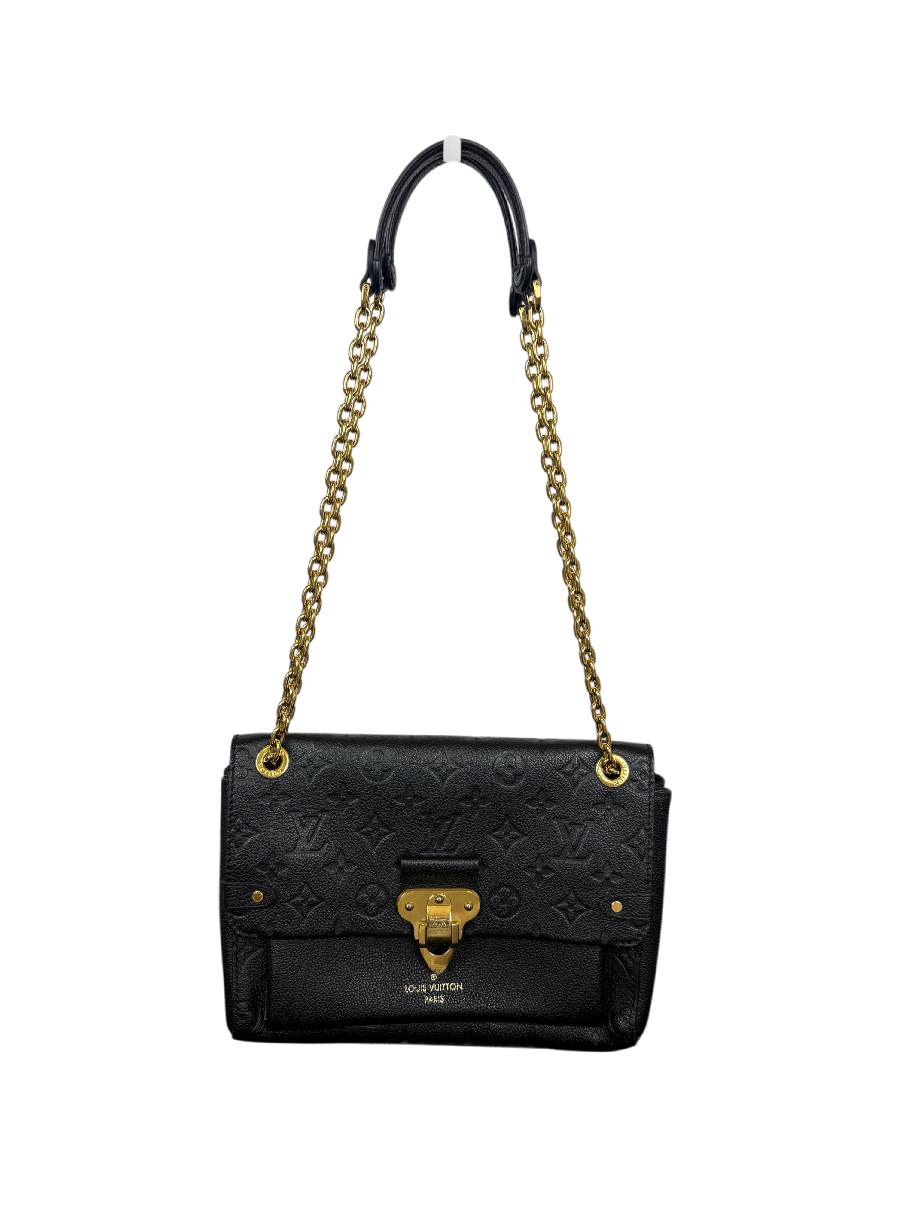 Louis Vuitton Vavin PM Black Monogram Empreinte Leather Shoulder Bag