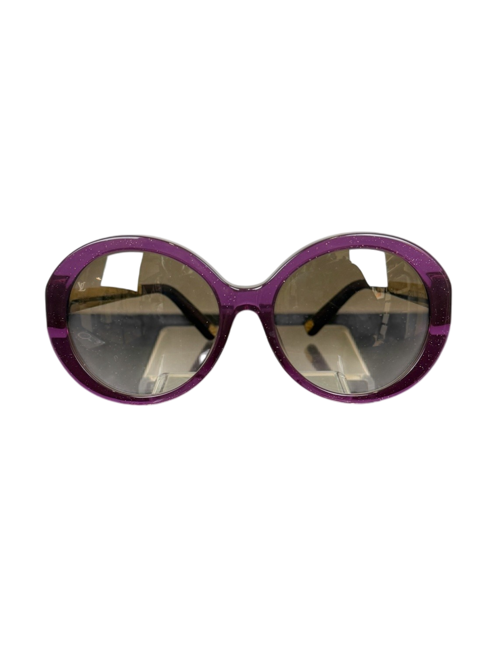 Louis Vuitton Purple Round Sunglasses Model 57817