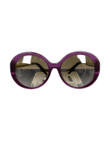 Louis Vuitton Purple Round Sunglasses Model 57817