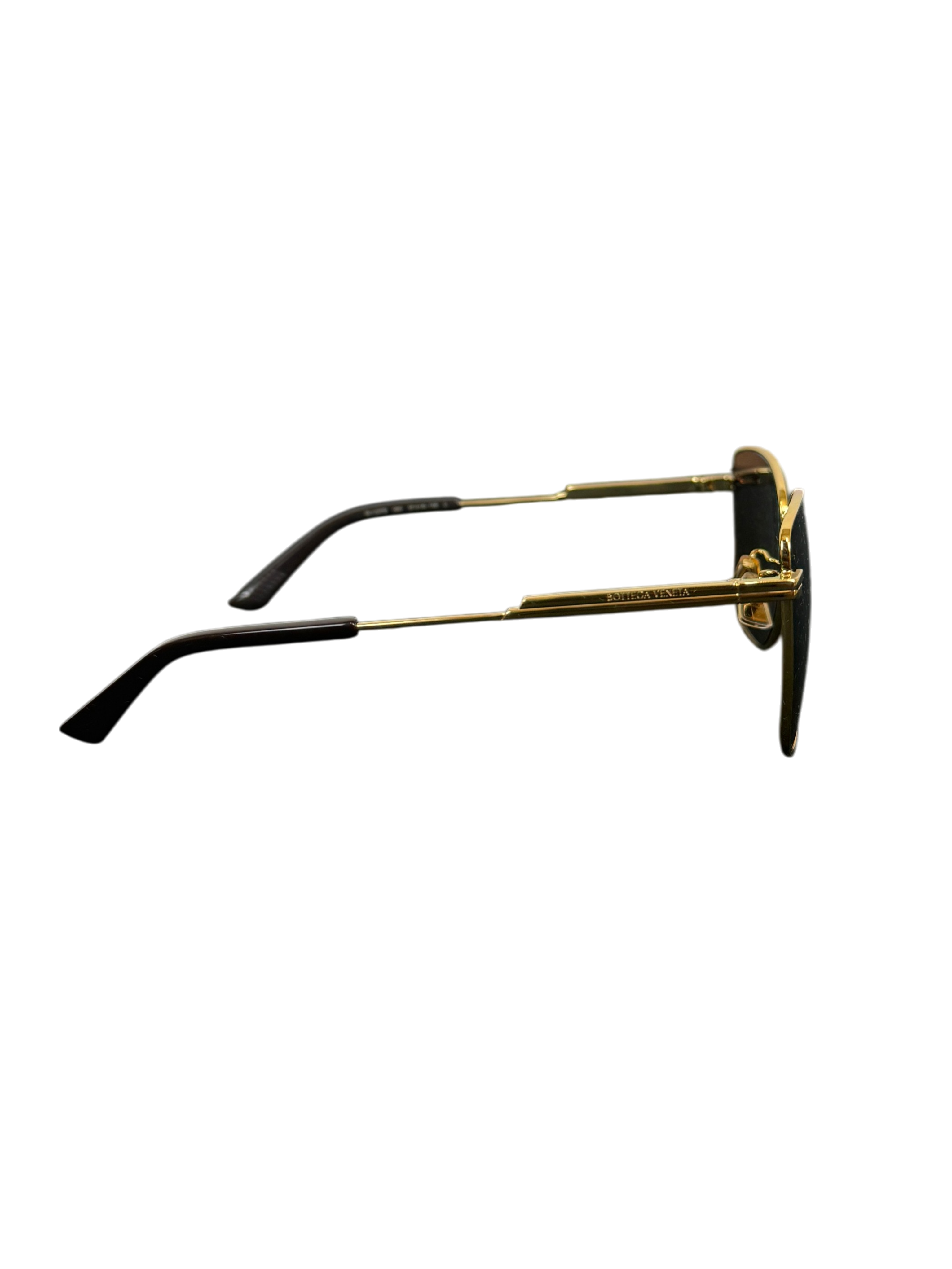Bottega Veneta BV0231S Gold-Black Sunglasses