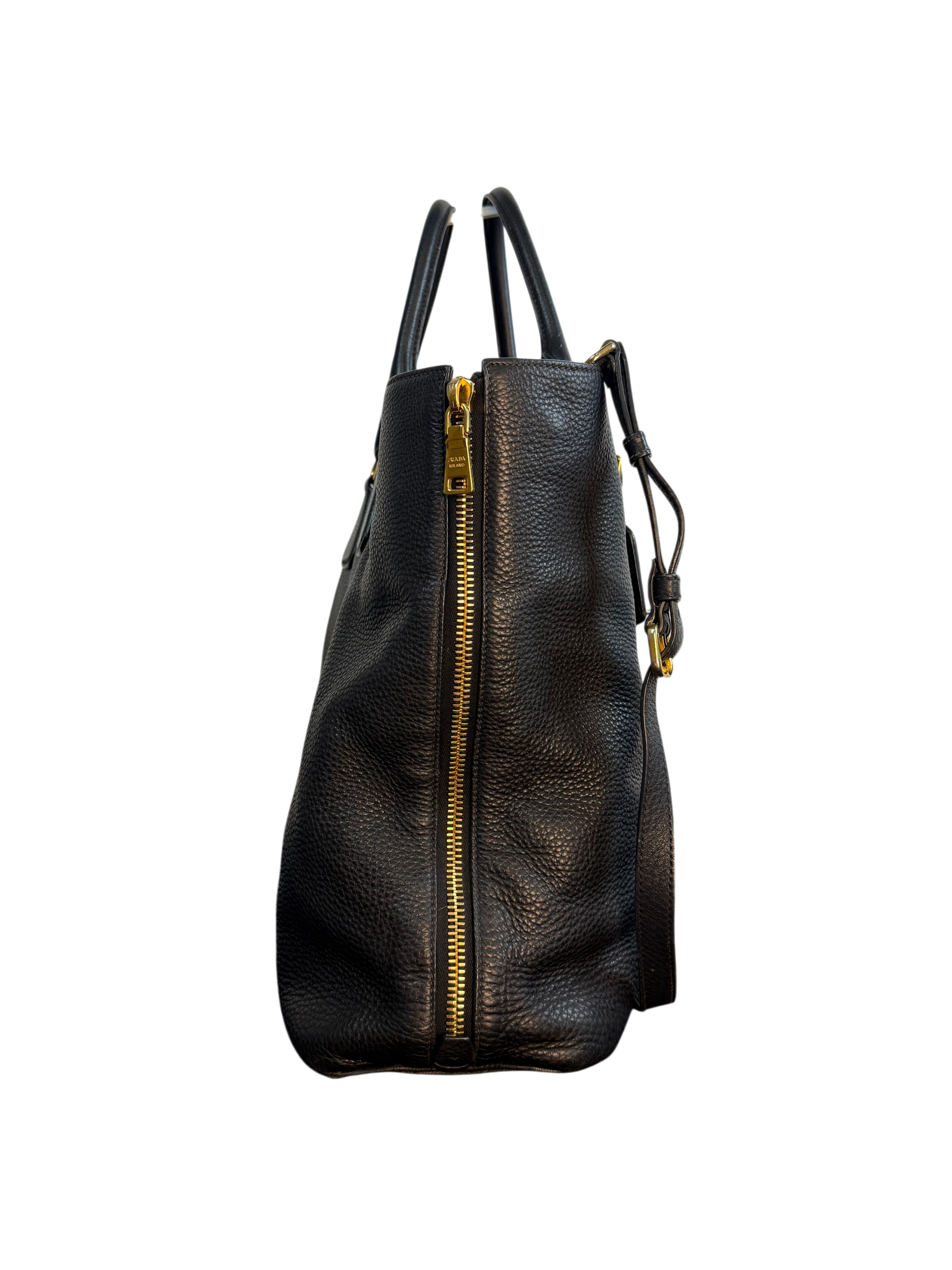 Prada Vitello Daino Leather Tote Bag