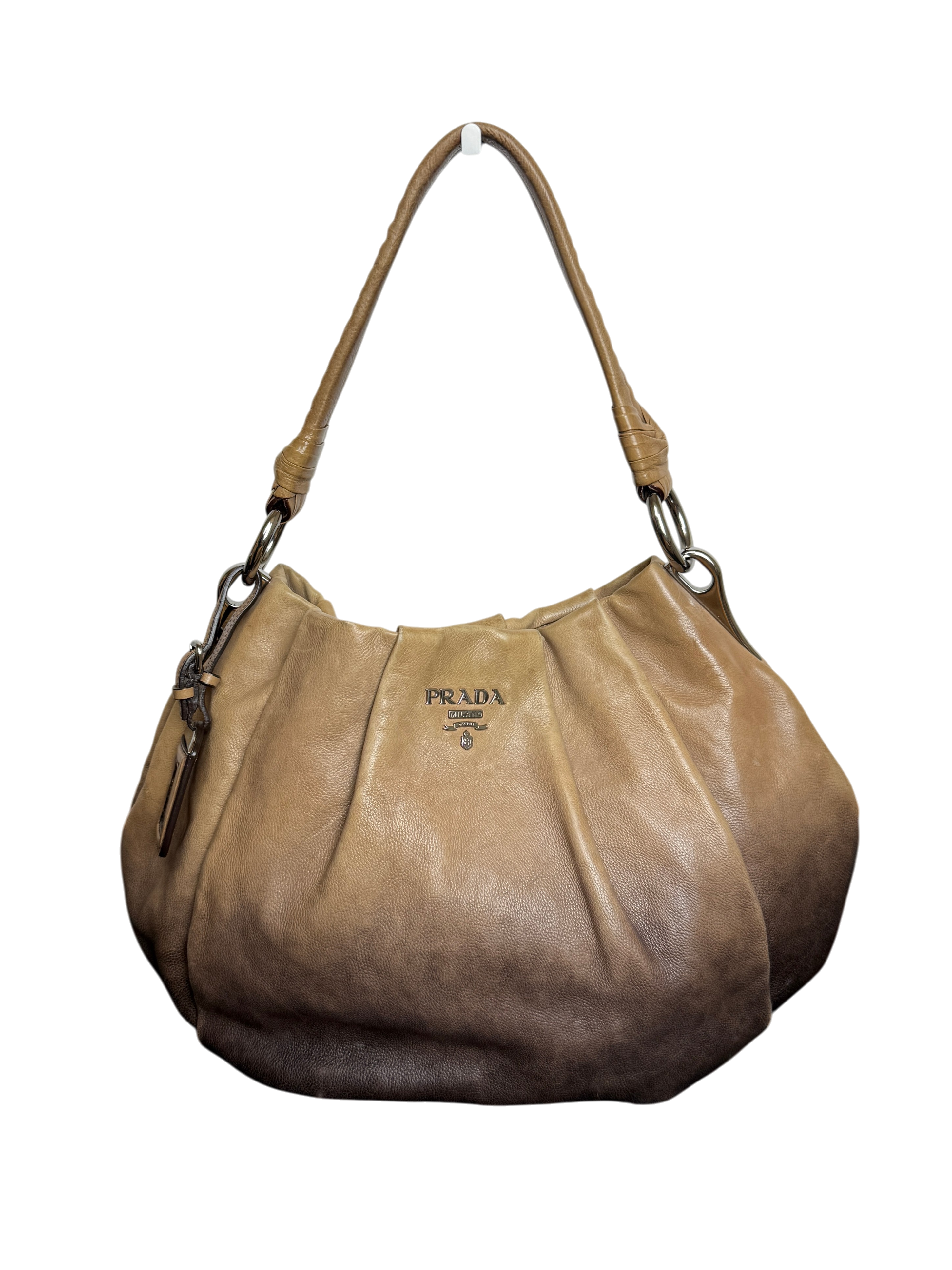 Prada Vitello Sfumato Shoulder Bag