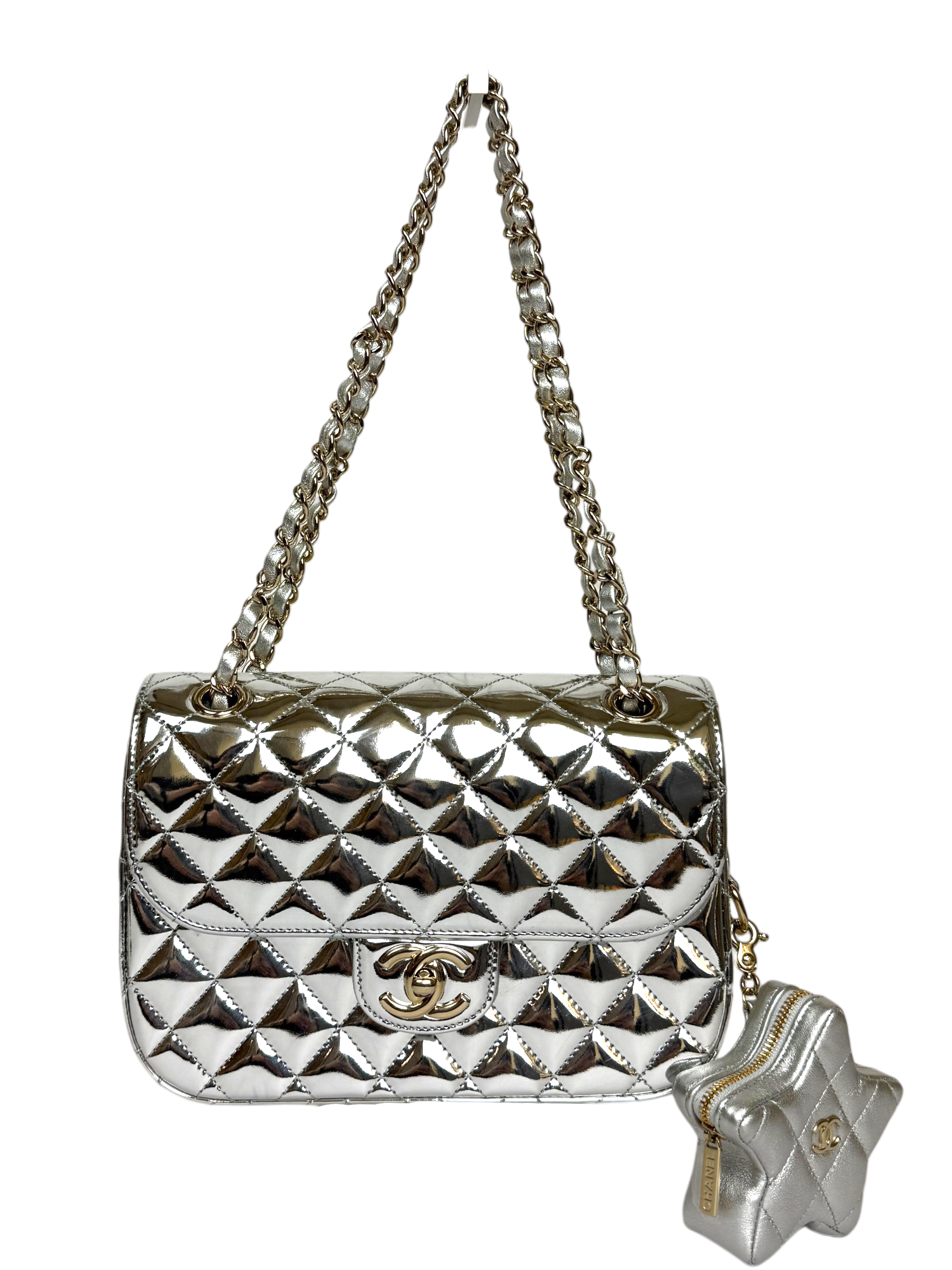 Chanel Mirrior Calfskin Flap Bag