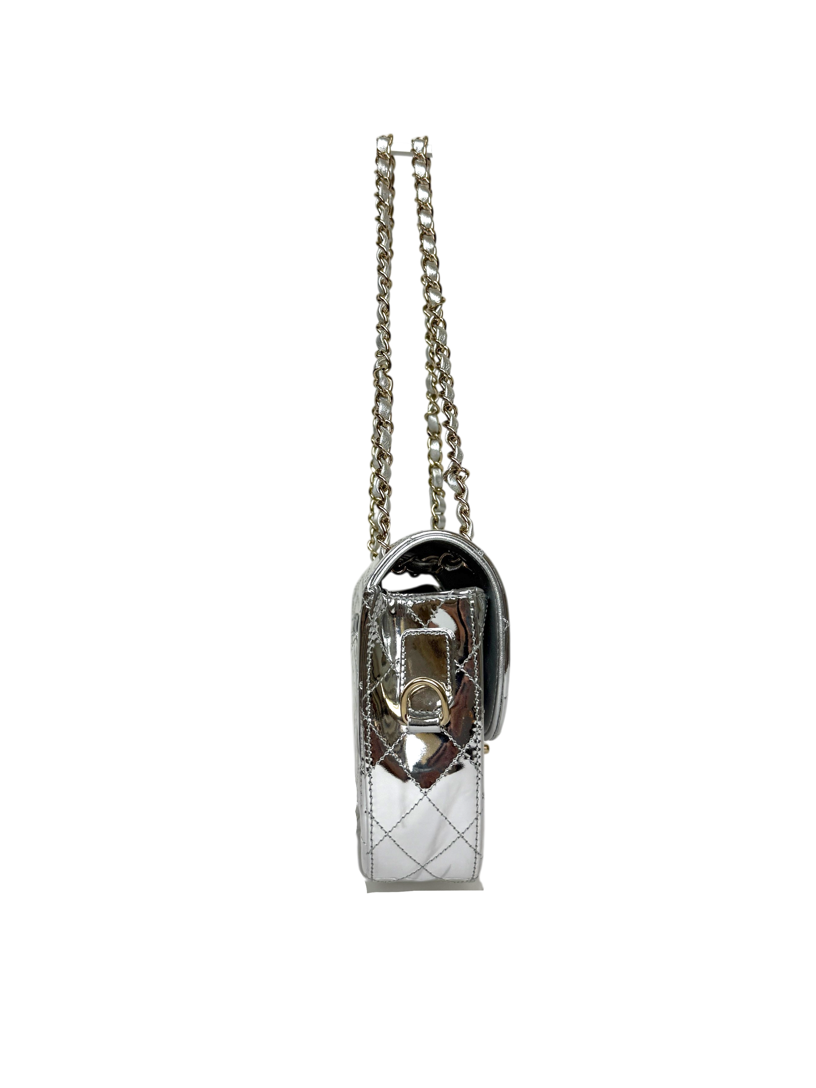 Chanel Mirrior Calfskin Flap Bag