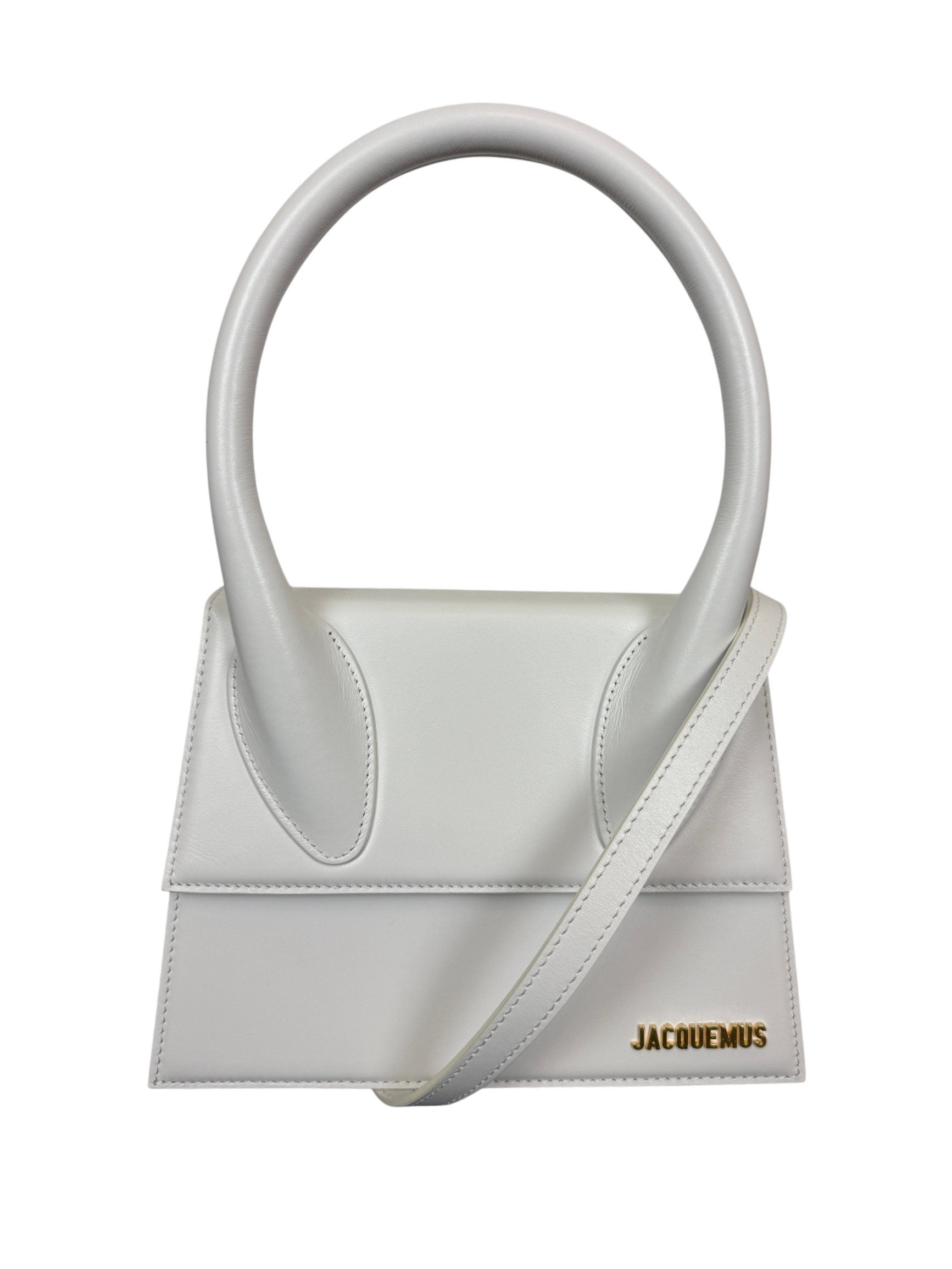 Jacquemus Le Chiquito White Leather Bag