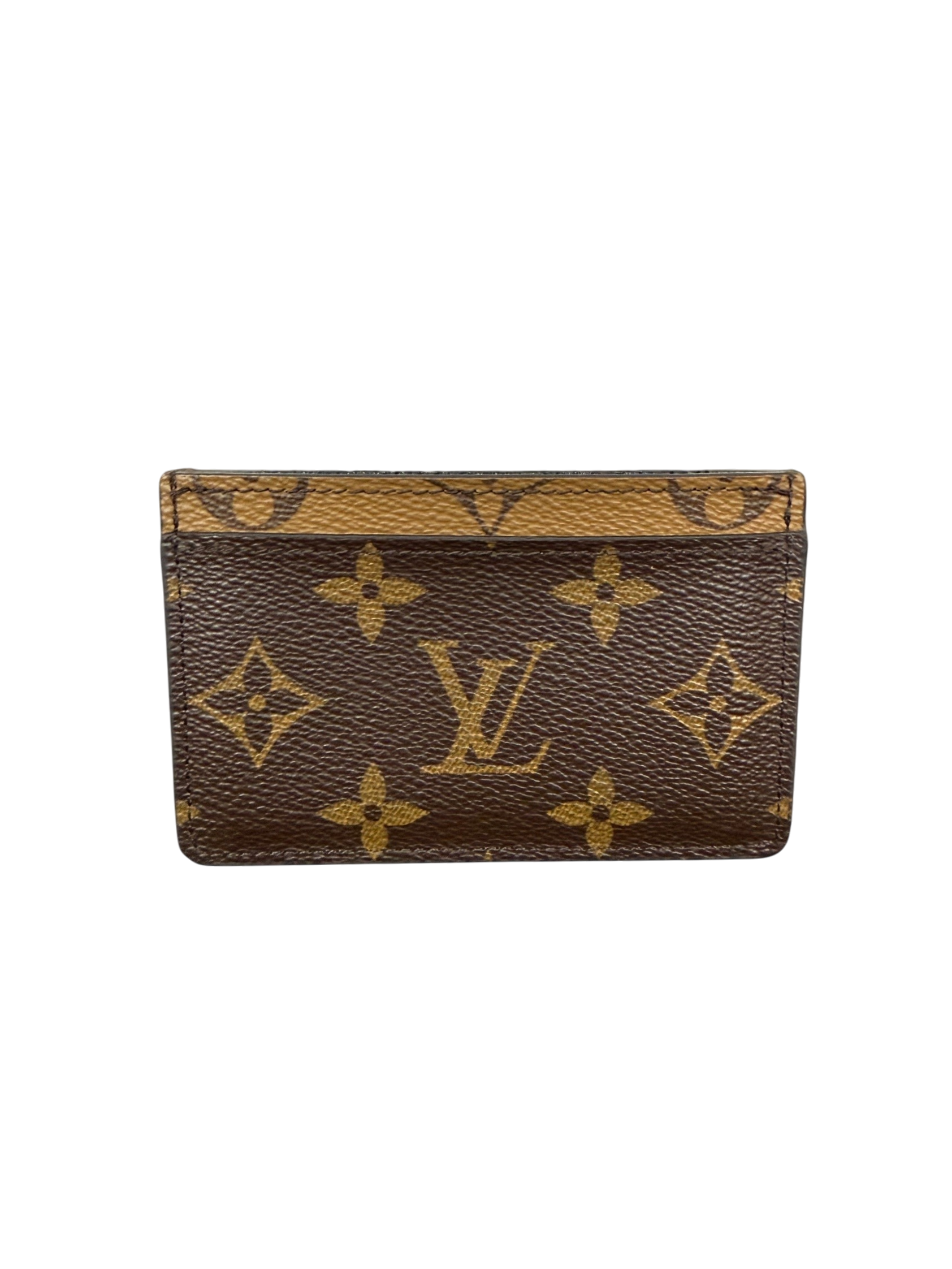 Louis Vuitton Monogram Reverse Canvas Card Holder