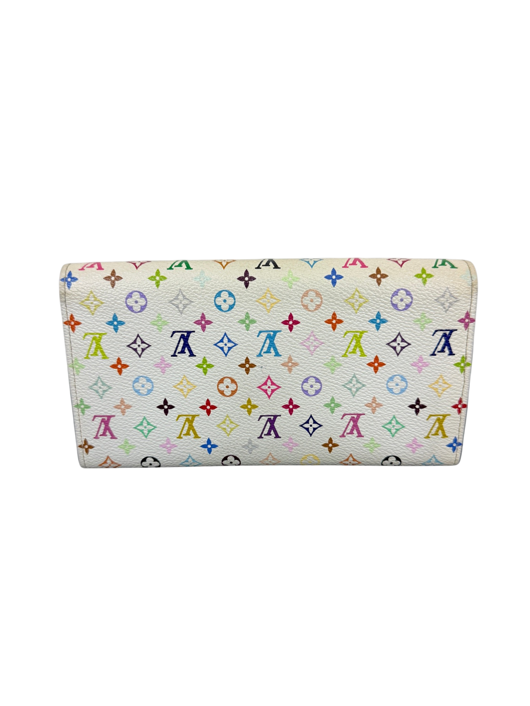 Louis Vuitton Sarah Wallet Multicolore Monogram by Takashi Murakami