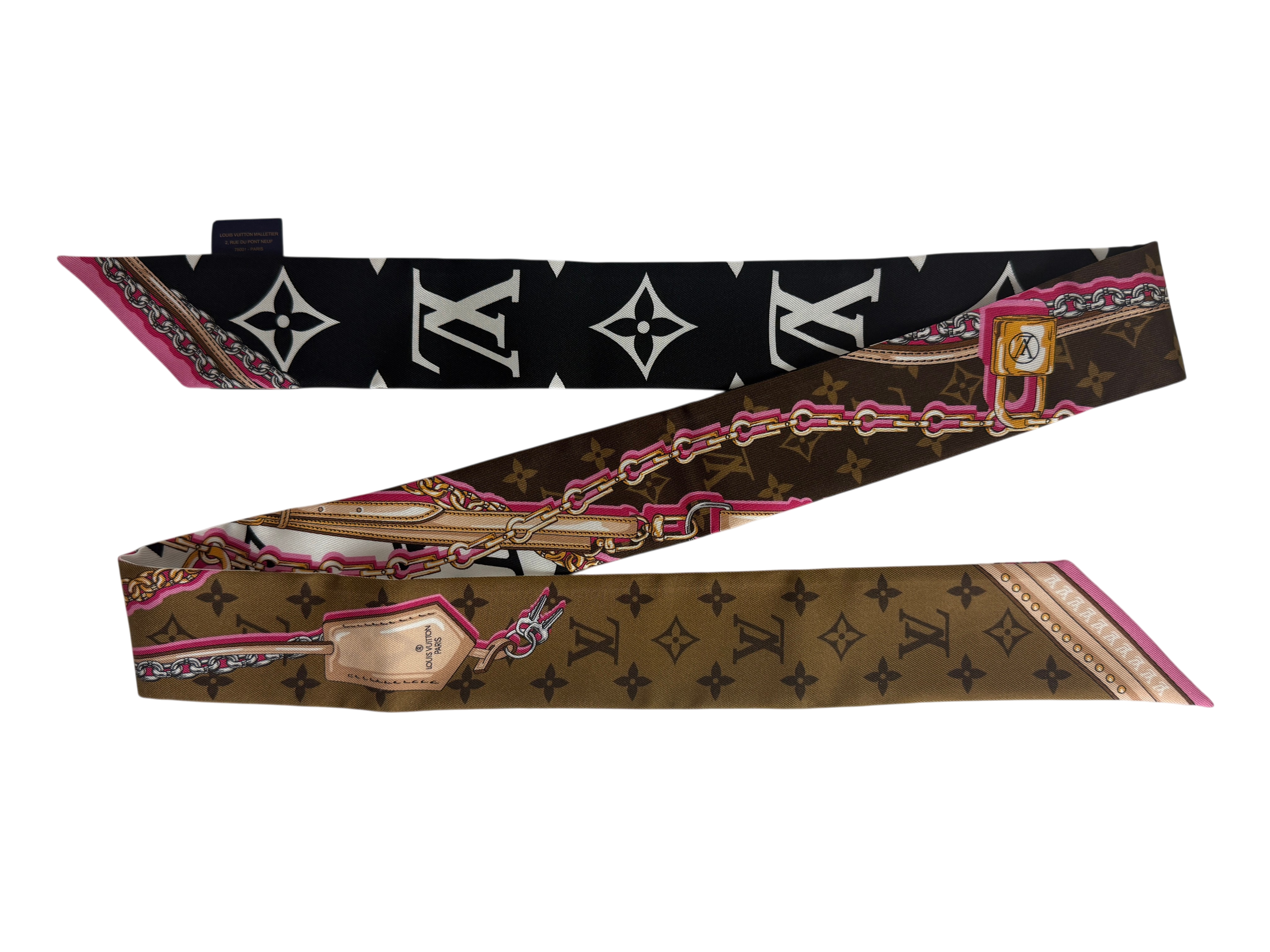 Louis Vuitton Ultimate Monogram BB Bandeau Scarf in Multicolor