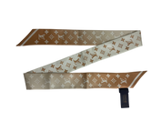 Louis Vuitton Silk Ultimate Monogram BB Bandeau Beige Clair