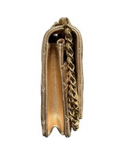 Chanel Classic Lambskin Rose Gold Wallet On Chain