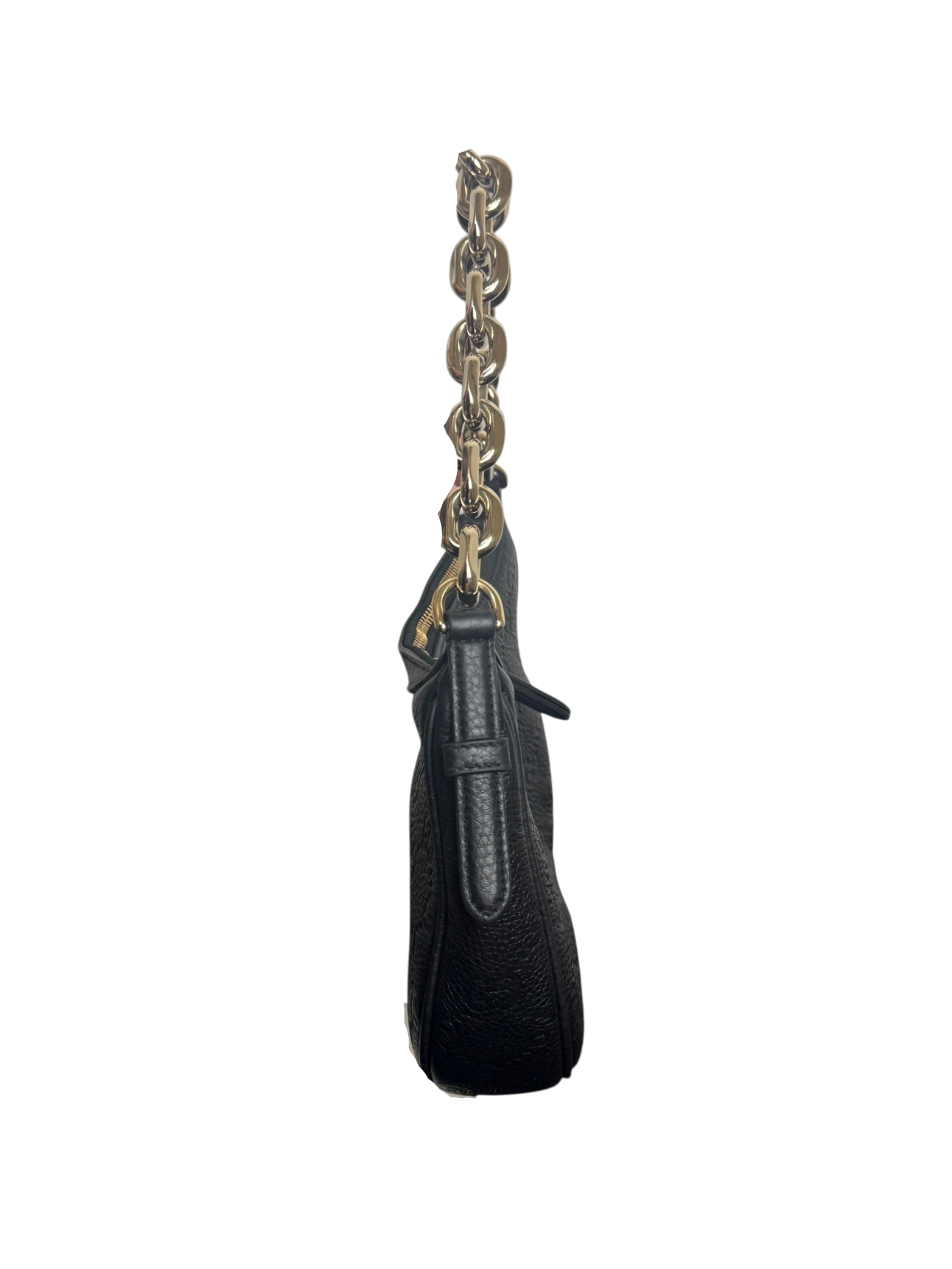 Gucci GG Calfskin Emblem Shoulder Bag
