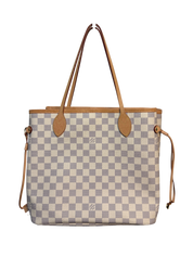Louis Vuitton Neverfull MM Damier Azur Canvas Tote