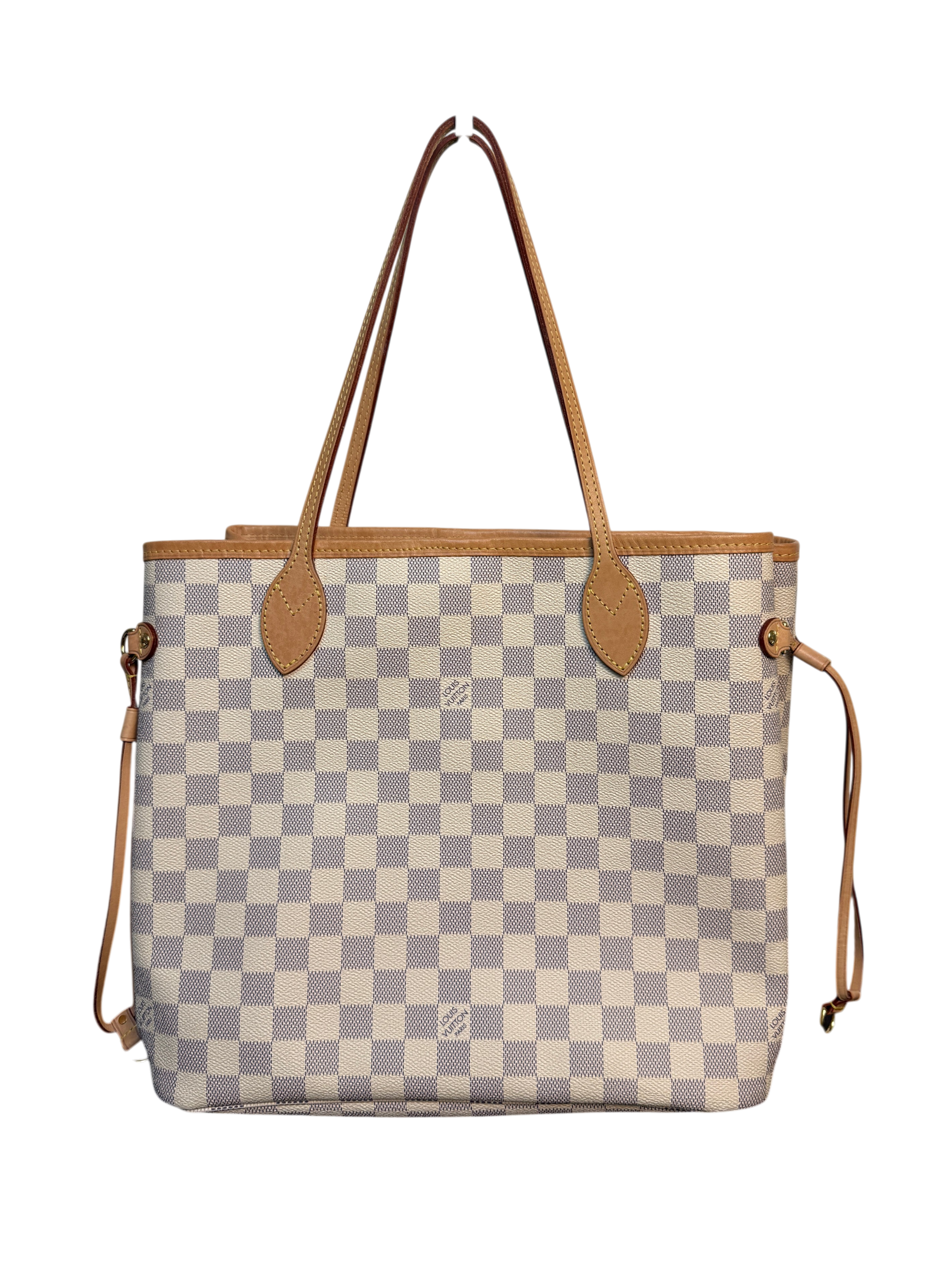 Louis Vuitton Neverfull MM Damier Azur Canvas Tote