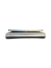 Chanel Silver Caviar Metallic Wallet
