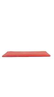 Prada Saffiano Fuoco Red Leather Card Holder