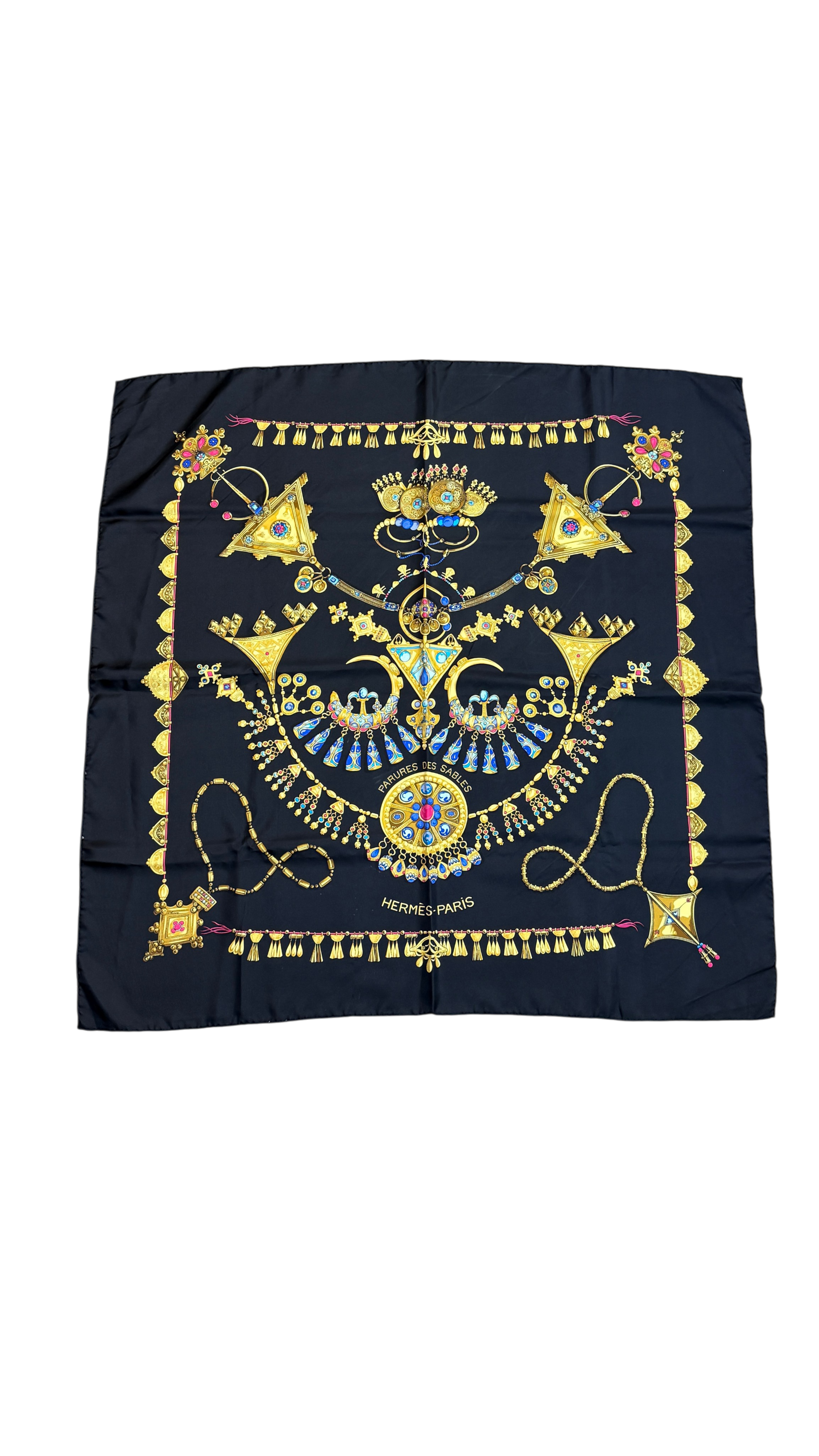 Hermès Parures des Sables Silk Scarf