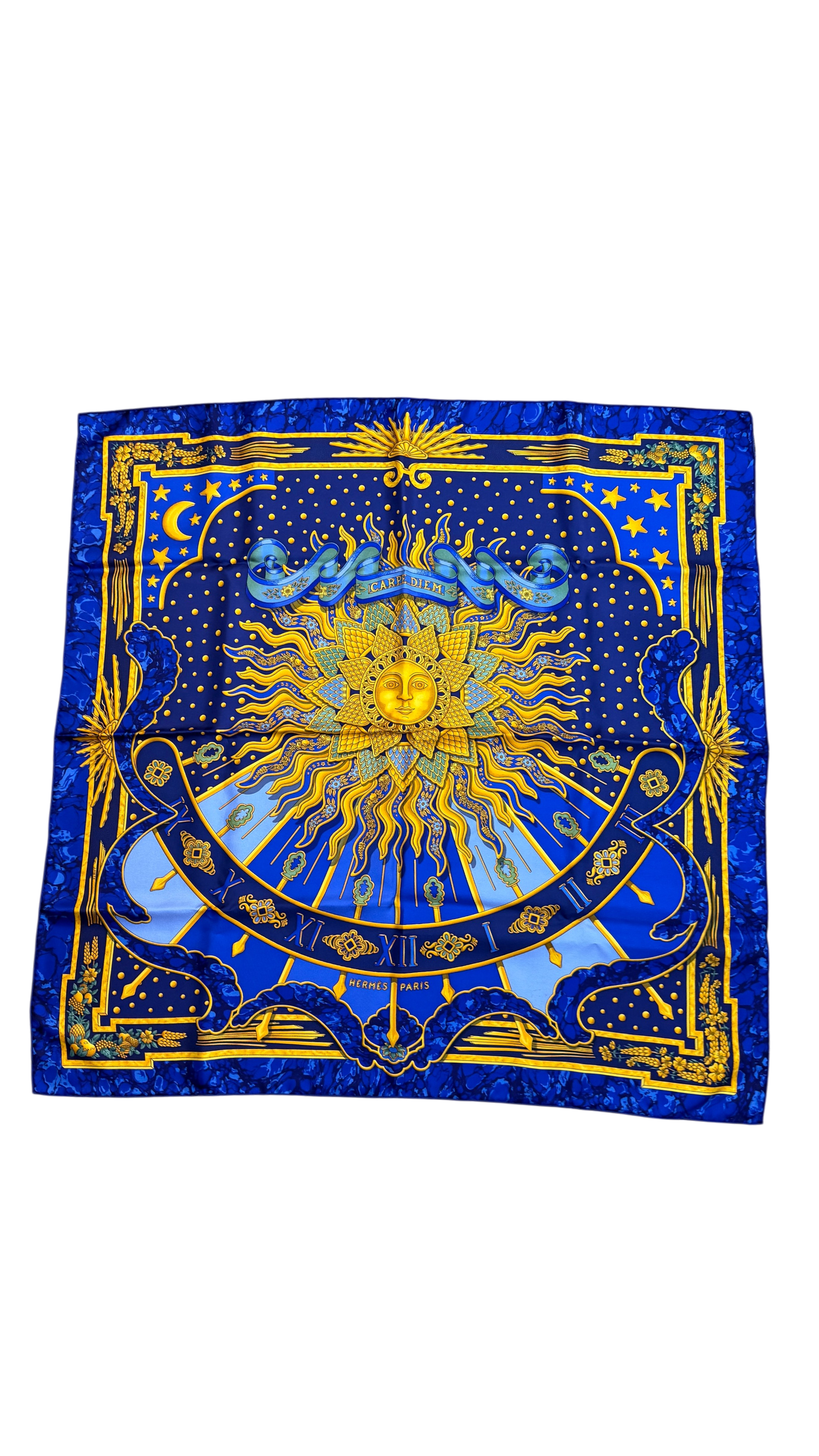 Hermès Carpe Diem Silk Scarf