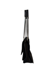 Saint Laurent Niki Crocodile Embossed Shoulder Bag