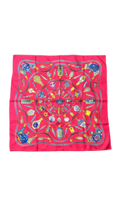 Hermes Qu'importe Le Flacon Silk Scarf